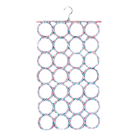 Blue and Pink Scarf Hanger - Click Image to Close